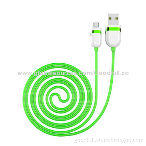 Green Micro USB Data Cable for Samsung